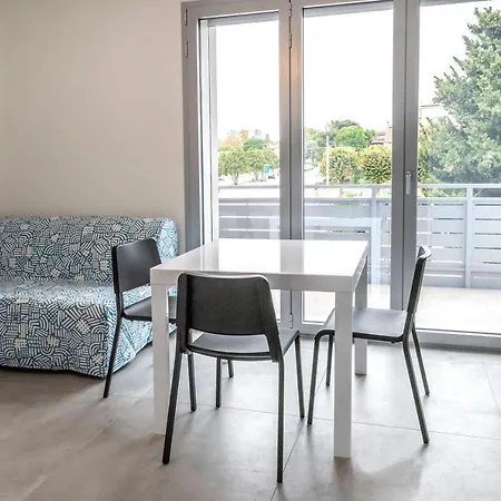 Se028 - Mondolfo, Bilocale Al Primo Piano Con Balcone E Aria Condizionata Appartement Mondolfo